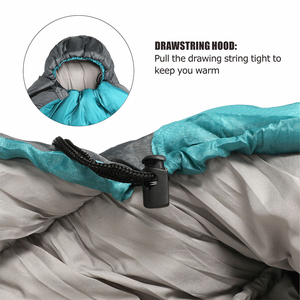 HOMFUL Imperméable Froid Pieds Gratuit Camping Sac de Couchage <span class=keywords><strong>Momie</strong></span> - Product Image 3