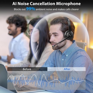 Nâng Cấp <span class=keywords><strong>2025</strong></span> Bt Trung Tâm Cuộc Gọi Tiếng Ồn Hủy Bỏ Tai Nghe Với Microphone Tùy Chỉnh Doanh Nghiệp Cấp Tai Nghe Không Dây - Product Image 5