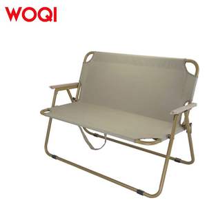 Silla Plegable Portátil para Exteriores Woqi, Silla de Playa y Pesca de Tela Oxford para 2 Personas, Silla Plegable Rectangular - Product Image 5