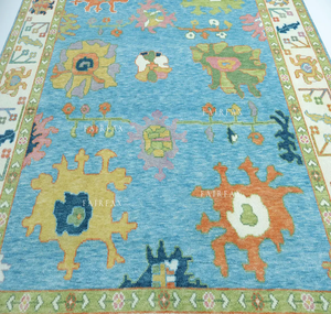 Tapis moderne en laine Oushak fait main, couleur unie, taille personnalisée, antidérapant, lavable, très résistant, fabricant direct pour la maison - Product Image 1