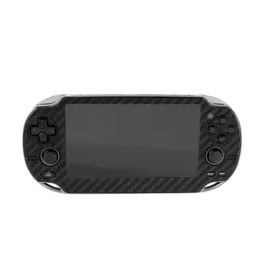 Autocollant de peau de décalque de vinyle pour la fibre noire de Canbon de Sony PlayStation PS Vita