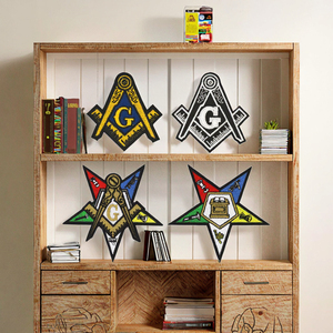 Custom Embroidered Eco-Friendly Nonwoven Felt Fabric Star Iron-On Patch for Garments <b>Hats</b> <b>Bags</b> - Product Image 2