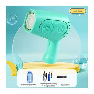 Pistolet à bulles LED pour enfants, camouflage, super puissant, pour faire des bulles d'eau et de savon - Product Image 5