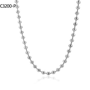 เอมี่ เอมี่สร้อยคอโซ่เงิน 925 สไตล์คลาสสิกสำหรับผู้หญิงสวมใส่ทุกวัน - Product Image 1