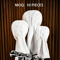 ASL GOLF Offre Spéciale : Ensemble de Housses de Tête de Golf Brodé pour Putter (Mallet et Blade) et Driver en Bois