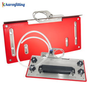 Dispositif de chanfreinage pour meuleuse d'angle, base auxiliaire de coupe d'angle pour carreaux de céramique, outils de coupe durables et réglables en acier inoxydable - Product Image 1