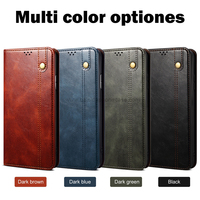 Dompet Retro Mewah dengan Slot Kartu Magnetik, Penyangga Lipat, dan Casing Kulit untuk 15 Pro Max/14 Plus/13/12/16 - Tahan Guncangan dan Awet
