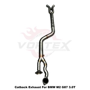 Vortex SS304 Stainless Steel Equal Length Exhaust System for BMW G87 M2 S58 Twin Turbo Valved <b>Kit</b> - Product Image 5