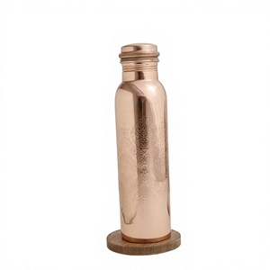 ขวดน้ำทองแดงทันสมัย ดีไซน์แบบจีนโบราณ พกพาสะดวก พร้อมฝาปิด - Product Image 1