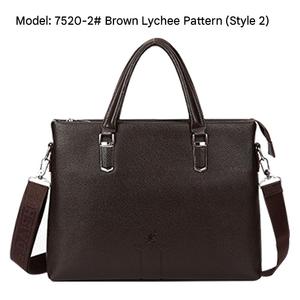 Mochila de Gran Capacidad, Logotipo Personalizado, Maletín de Negocios para Viajes, Bolso de Hombro de Cuero Genuino Resistente para Hombre, Bolso para Portátil - Product Image 1