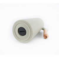 Mantener caliente más de 6 horas cuerpo de plástico termo jarra de café 1L revestimiento de vidrio de doble pared frascos de vacío jarra aislada con mango de madera