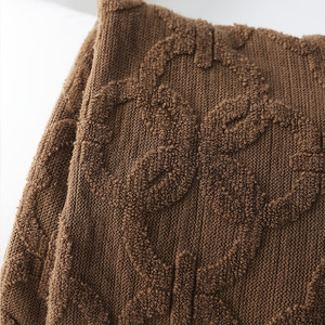 Vendita calda stile scandinavo coperta a maglia ispessita calda <span class=keywords><strong>e</strong></span> morbida coperta decorativa per divano casa coperta in magazzino - Product Image 5