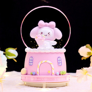 Nueva Caja Musical Giratoria con Bola de Cristal de Princesa de Flores, Linda y de Ensueño, Pequeño Artículo Decorativo, Exquisito Regalo Pequeño, Un Solo Pieza - Product Image 6