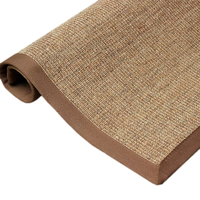 Magnifiques tapis en sisal naturel bio, faciles à nettoyer, multi-usages, tissés, imprimés, teints en fil, motif tibétain, résistants aux rayures