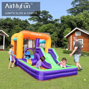 Airmyfunキッズファニーパーティーゲームホームおもちゃインフレータブルミニバウンスキャッスル屋内ジャンプハウス