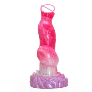 New Color Sex Toy Butt Plug Silicone Animal <b>Dildo</b> With Big Dog Knot G-spot Stimulate Female Masturbator Long Thick <b>Dildo</b> - Product Image 3