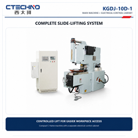 Máquina de perforación de ranuras por laminación con motor de elevación deslizante Servo Indexing CTECHNO KGDJ-10D para la producción de núcleos de estator y rotor