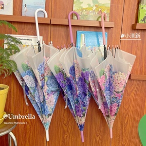 <span class=keywords><strong>Parapluie</strong></span> semi-automatique à manche long, style japonais, brodé, <span class=keywords><strong>transparent</strong></span>, à 8 baleines épaissies, très populaire - Product Image 3