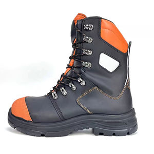 TB103 Cuero de vaca Gobang Tallas grandes Antideslizante y resistente al aceite Zapatos de trabajo de seguridad Botas de senderismo para hombres - Product Image 2