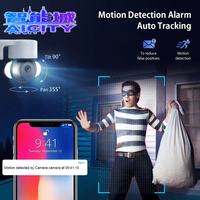 Caméra IP PTZ sans fil intelligente Sheng Qiong Tuya 2MP avec suivi IA, vision nocturne couleur 1080P, mini caméra