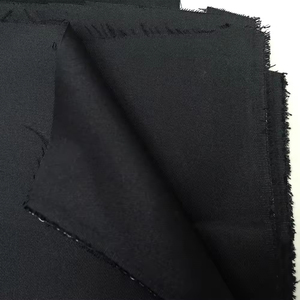 Tela tejida de lana sintética negra de 54 pulgadas de ancho para ropa, mochilas, ropa para mascotas, manualidades DIY - Product Image 2