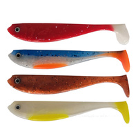 WZ S5 En gros Leurre souple de pêche au perche, en plastique, fait main, Leurre nageur souple, Fabrication sur mesure