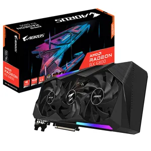 GIGABYTE AMD AORUS Radeon RX 6800 MASTER 16G Used Graphics Card with 256-bit GDDR6 Memory AMD RDNA 2 Support PCI-Express 4.0 x16