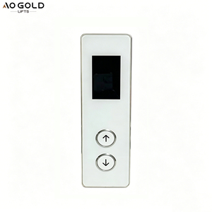 Panneau de boutons d'ascenseur en métal moderne avec écran tactile pour hôtels et appartements - Product Image 1