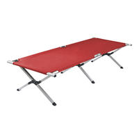 Lit de camping pliable en tissu Oxford en alliage d'aluminium ultra-léger pour l'extérieur, secours d'urgence portable