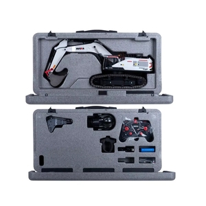 HuiNa 2.4G 1/14 22 canaux 1594 Véhicule d'ingénierie en alliage avec lumières et son, excavatrice télécommandée pour enfants - Product Image 2