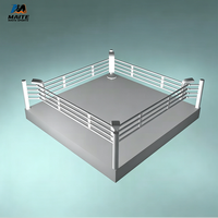 Ring de boxe et de MMA complet, directement de l'usine, avec cordes et toile, pour entraînement et compétition
