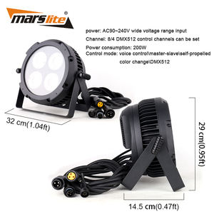 Marslite 200 Вт CW + WW IP65 Водонепроницаемый светодиодный Cob сценический Блиндер Свет 4-глазные наружные прожекторы для аудитории - Product Image 2