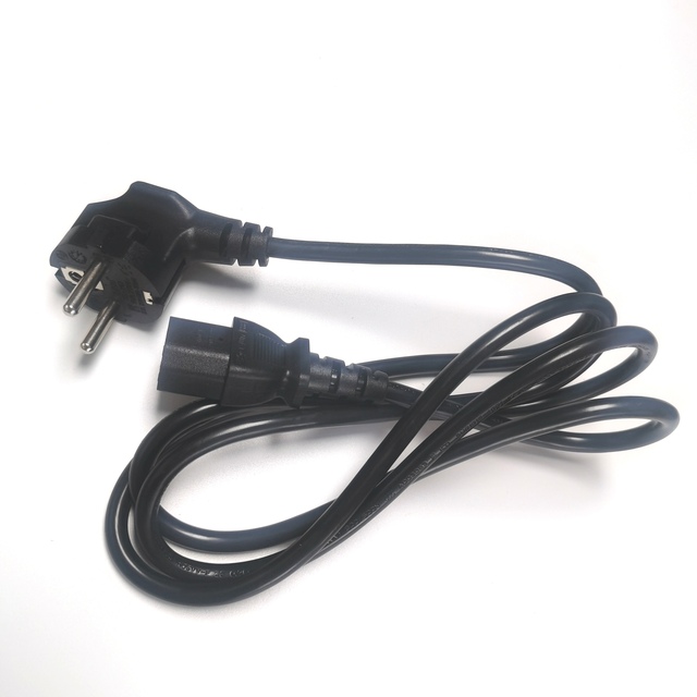 High Quality European Standard Power Cable VDE Power Supply CORD 10A 250V 1.5m 3-core 0.75 square Black for Household Appliances