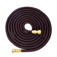 BOYI Modèle 4269 Enrouleur de tuyau d'arrosage télescopique 3x, durable, facile à utiliser, en aluminium avec tube intérieur en TPE, pour usage domestique, DIN