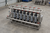 Équipement professionnel de traitement de l'eau par osmose inverse industrielle multi-processus avec garantie d'un an, capacité de 5000 L/H