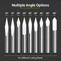 Fraise industrielle en carbure de tungstène avec finition Tialn Super Life pour gravure de précision, travail du bois, découpe et formage de circuits imprimés
