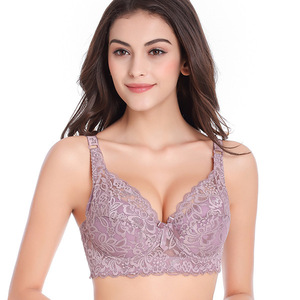 Grande <span class=keywords><strong>taille</strong></span> soutien-gorge réglable Push up dentelle soutiens-gorge pour femmes Bralette haut court sous-vêtements Sexy Lingerie brassière <span class=keywords><strong>34</strong></span> <span class=keywords><strong>taille</strong></span> - Product Image 1