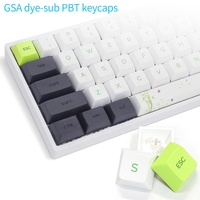 SKYLOONG-Teclado mecánico para juegos de Panda PBT, 64 teclas, USB de sublimación + BT5.1