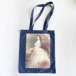 Sissy Princess hochwertige Baumwoll-Tote-Tasche individuelle Schulterhandtasche für Souvenirs