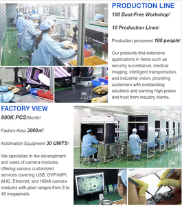 핫 세일 도매 GC0308 0.3MP 해상도 640*480 저전력 고정 초점 YUV 스마트 완구 DVP 24pin 카메라 모듈 - Product Image 6