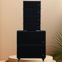 Système de sonorisation DBK, double caisson de basses professionnel de 18 pouces, enceintes en ligne, système d'enceintes double 10 pouces, audio professionnel