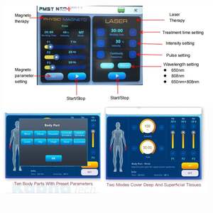 Peralatan terapi fisik magnet, alat terapi fisik pereda nyeri magnet Super transduser - Product Image 5