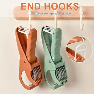 Stainless Steel Banana Slicer, Multifunctional <b>Fruit</b> and <b>Vegetable</b> Salad Cutter - Easy to Grip, Kitchen <b>Tool</b> for Cutting Sausage - Product Image 3