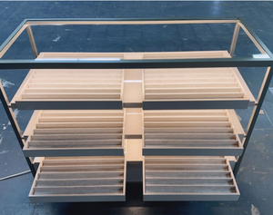 Vetrine Espositive Moderne in Vetro <span class=keywords><strong>per</strong></span> Negozi, Boutique, <span class=keywords><strong>Arredamento</strong></span> Casa e Gioiellerie - Product Image 5