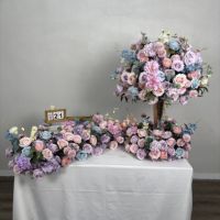 Vente en gros de superbes centres de table en roses et hortensias pour mariages, hôtels et restaurants, best-seller de qualité