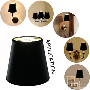 Hot Selling Handmade <strong>Black</strong> Cardboard Lampshade Modern Eco-Friendly Cheap Paper Lamp <strong>Shade</strong> for <strong>Lighting</strong> - Product Image 6