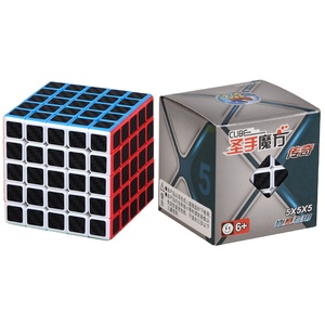 SENGSO Speed Cube Pyramid Smoothly Super-durable Carbon Fiber Sticker Cubes para niños y adultos Puzzle Game Brain Toy - Product Image 4