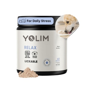 Poudre anti-<span class=keywords><strong>anxiété</strong></span> pour chiens, service tout-en-un, réduit l'<span class=keywords><strong>anxiété</strong></span> <span class=keywords><strong>de</strong></span> <span class=keywords><strong>séparation</strong></span> avec <span class=keywords><strong>de</strong></span> la vitamine B6, 40 doseurs, échantillon gratuit - Product Image 1