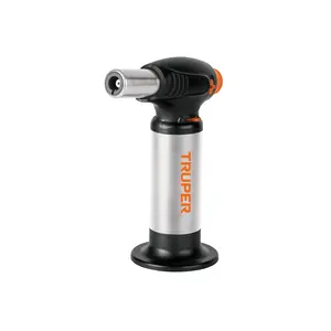 Truper 64ml <b>Refillable</b> Food Flame <b>Lighter</b> Kitchen Rechargeable Windproof Portable Waterproof Metal & Plastic with <b>Gas</b> Style - Product Image 1
