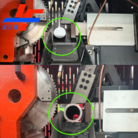 Machine à scier circulaire CNC haute vitesse CNC50 avec alimentation servo pour la coupe de barres rondes, tubes et profilés carrés de 10 à 70 mm, haute précision